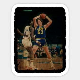 Mark Eaton vs Moses Malone Sticker